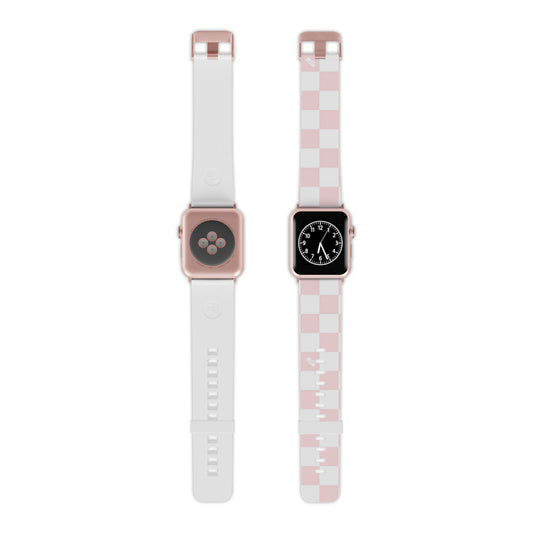 Watch Band for Apple Watch - Pink Checkered