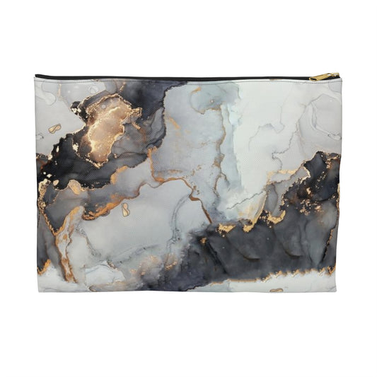 Accessory Pouch - Black Marble
