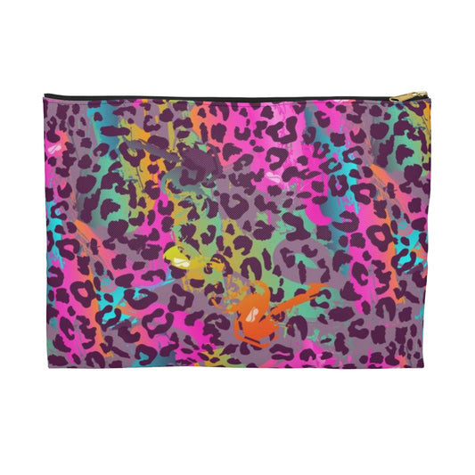 Accessory Pouch - Rainbow Leopard
