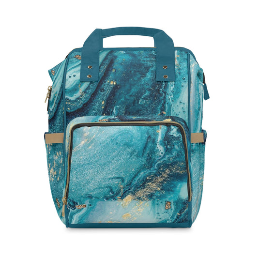 Diaper Backpack - Blue Marble