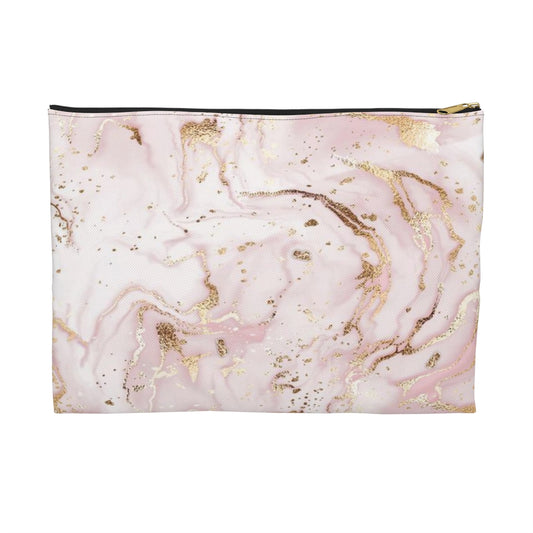 Accessory Pouch - Pink Marble