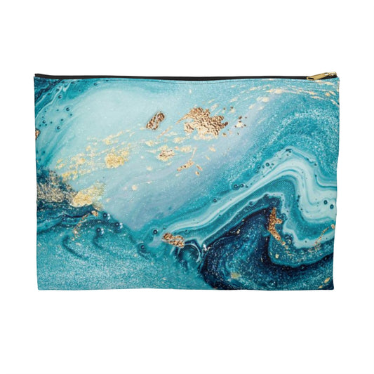 Accessory Pouch - Blue Marble