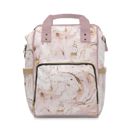 Diaper Backpack - Pink Marble